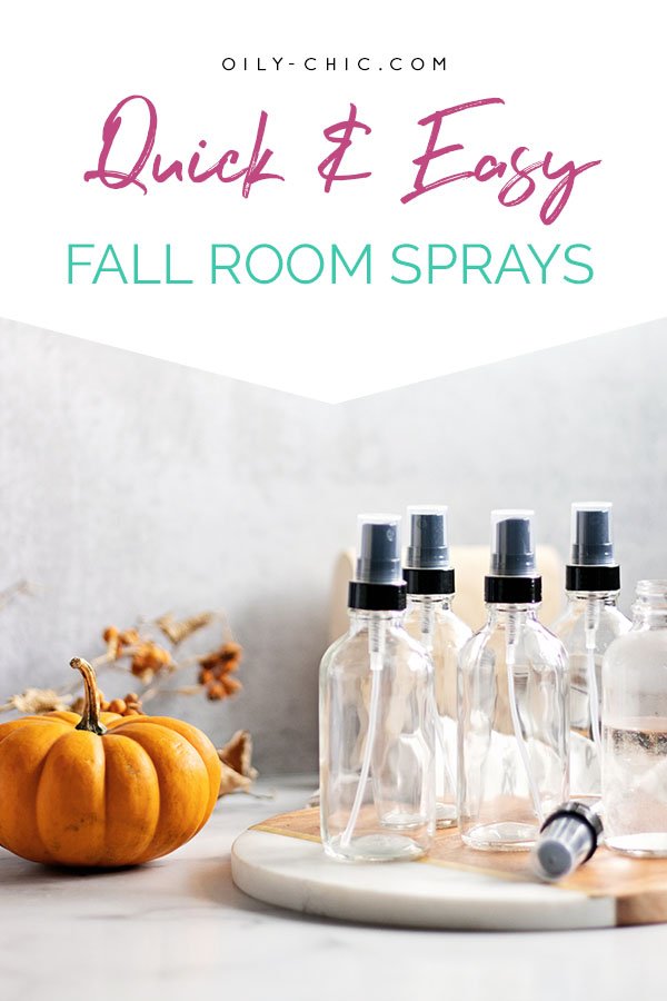 Use your choice of these dozen fall essential oils to make quick and easy natural room sprays.  Or choose from our 5 favorite essential oil room spray recipes! 