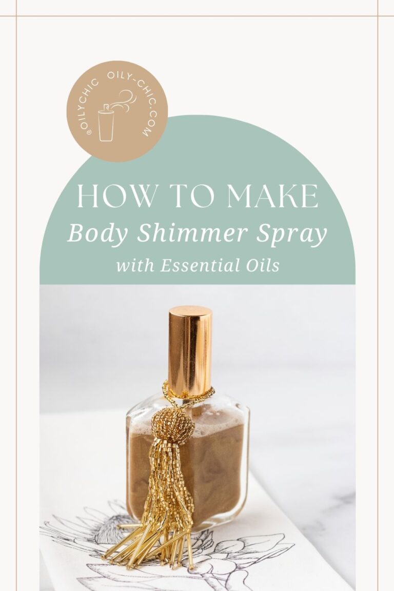 DIY Body Shimmer Spray [Natural Body Bronzer]