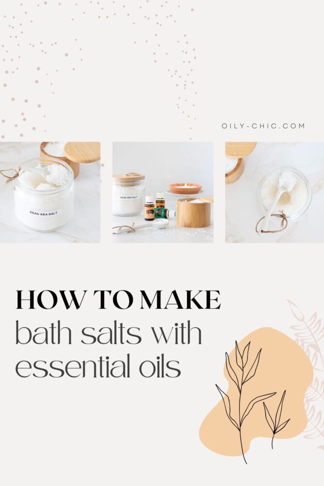 Essential oil bath salts are an easy method to melt stress away. In fact, you’ll be relaxed in no time with just 3 ingredients in these DIY bath salt recipes!