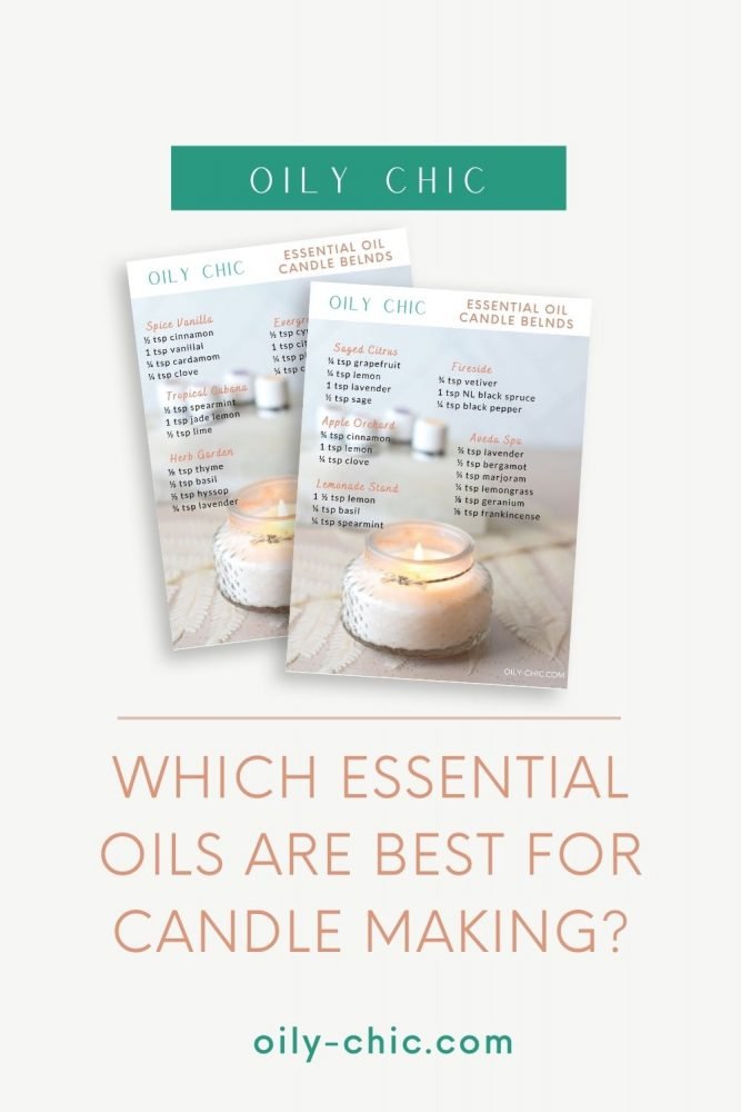 Which essential oils are best for candle making? Grab our candle essential oil blends chart!