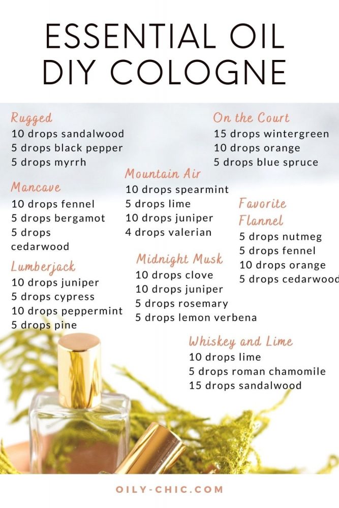 essential oil cologne blend recipes printable