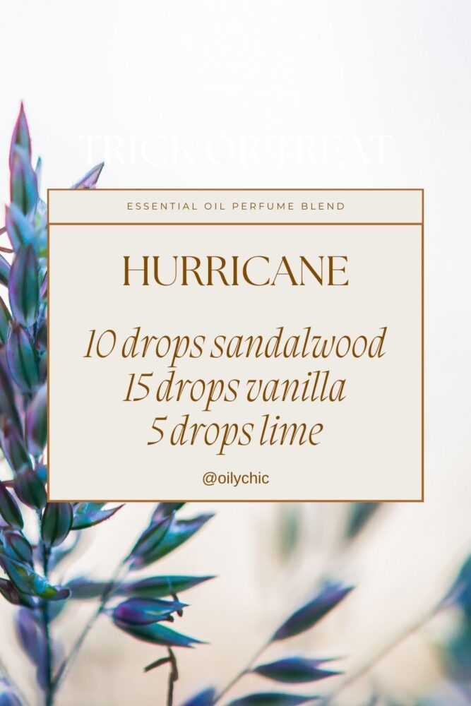 Brace yourself for a whirlwind of sensuality with this hurricane perfume blend. 