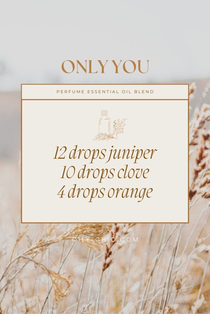 A fragrance as unique as you are. This blend of juniper, clove, and orange evokes a sense of individuality and self-expression. Wear it and let your true self shine through.