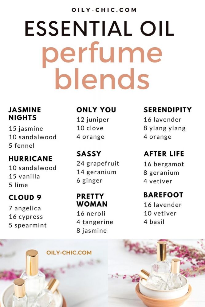 oily chic essential oil perfume blends printable