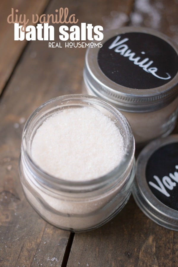 These easy to make DIY vanilla bath salts will have you eagerly coming back for more.