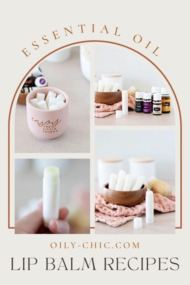 These homemade essential oil lip balm recipes are SO EASY to make. Seriously – you can make them in 5 minutes or less with only a few ingredients in the microwave. 