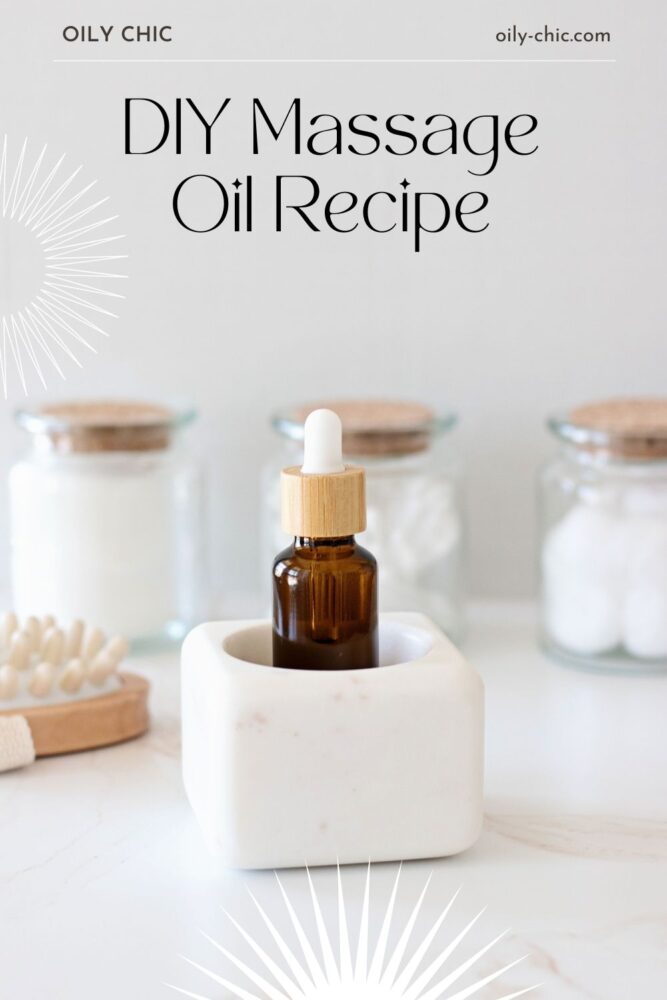 It is easy to make a massage oil with coconut and essential oils in just three steps with our DIY massage oil recipe!