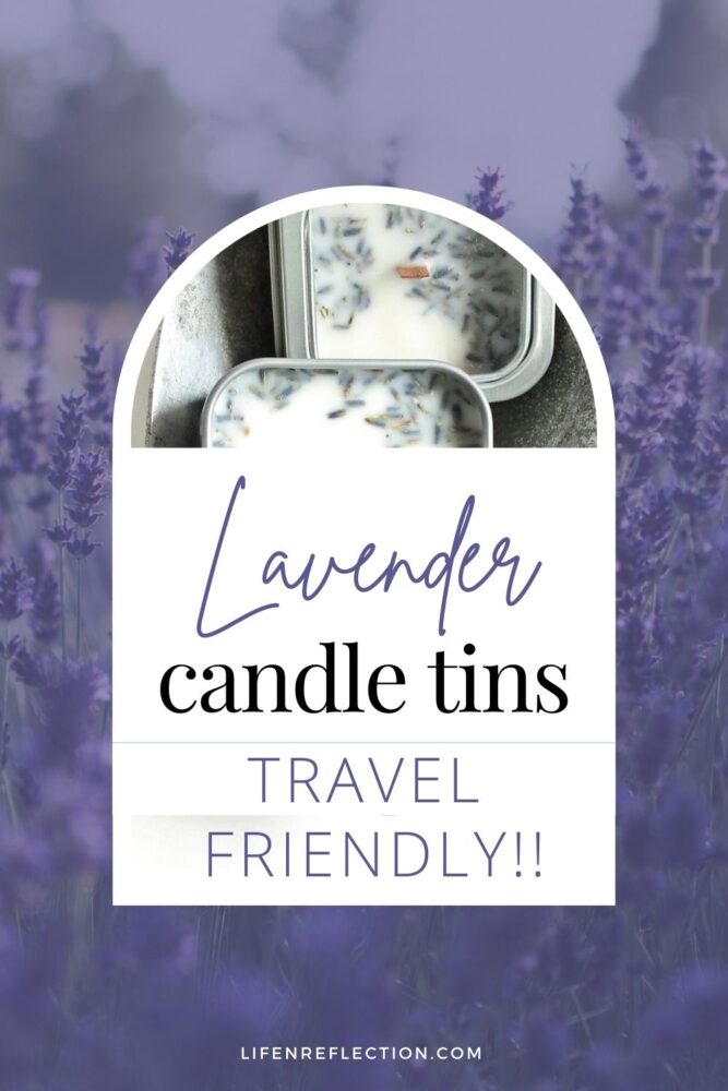 If you’re longing to travel with that comforting aroma, take a look at this lavender travel candle tin DIY! 