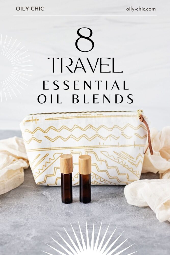 Here are the best essential oil blends for travel to put together for your next trip with easy diffuser and roller blend recipes!