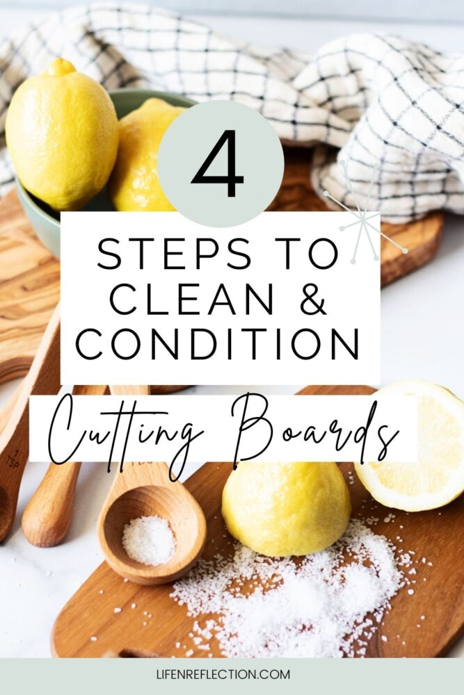 Say goodbye to procrastination and hello to a wood cutting board that looks brand new with these easy to follow wood cutting board care steps.