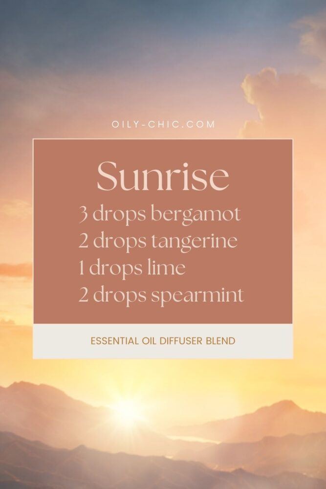 I love to add this spa blend recipe to the diffuser in the morning and again in the afternoon if I need a boost of energy. 