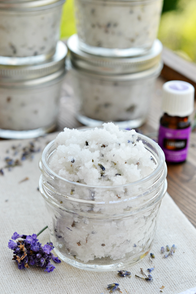 For a sweet smelling scrub that will leave your hands feeling soft and smooth, try this recipe for a lavender sugar scrub, that you can mix up at home. 