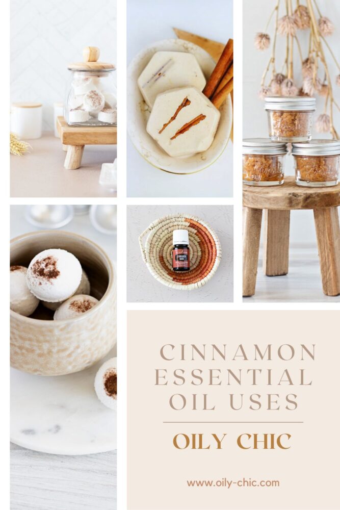 I’m excited to share with you how to use cinnamon essential oil in ten ways, including uses for different types of cinnamon to make bath bombs, room sprays, lip balm, soap, and so much more. It’s quite the cinnamon lover’s dream come true! 