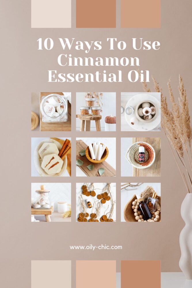 Who doesn’t love the smell of cinnamon? In this season of short days and fleeting warmth, turn to these creative cinnamon essential oil uses! Spice up your day with a diffuser blend, room spray, shower steamer or candle. 