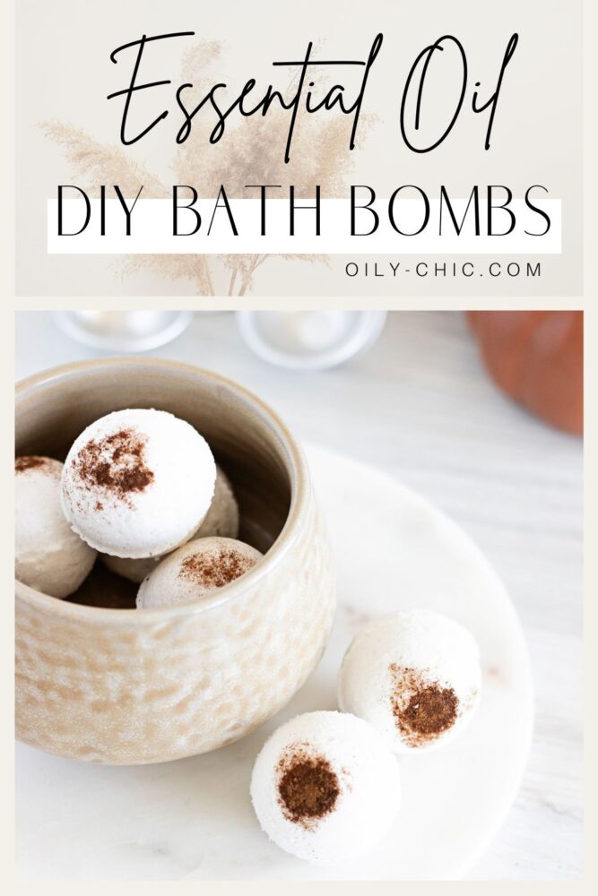The best way to welcome the change of seasons is drop a fall bath bomb into the tub and watch the magic! And who can resist these DIY bath bombs crafted with a warm vanilla pumpkin spice essential oil blend to soothe the body and soak in all the fall feels?