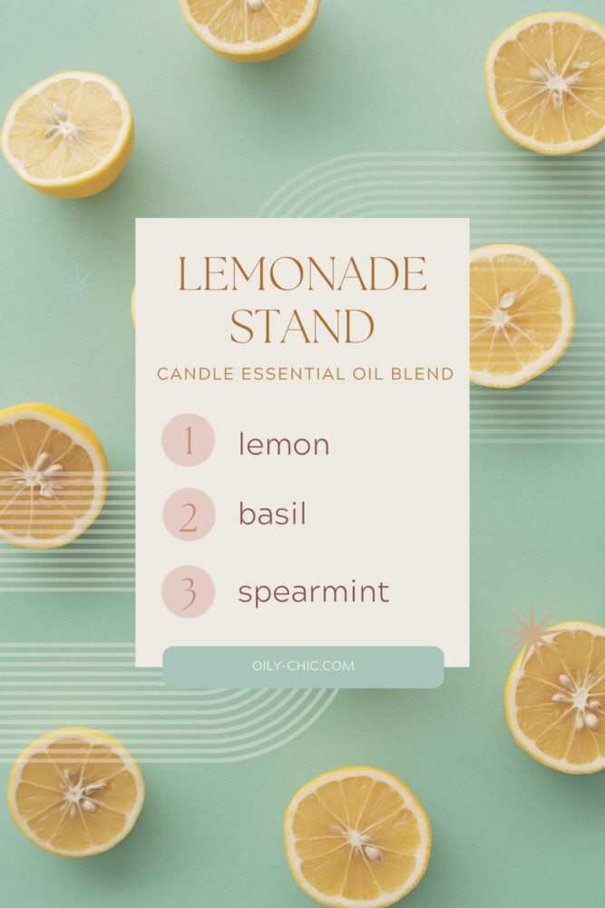Speaking of refreshing drinks, this lemonade stand recipe adapted from my summer diffuser blend recipes brings memories of squeezing lemons over my grandma's glass lemon squeezer.