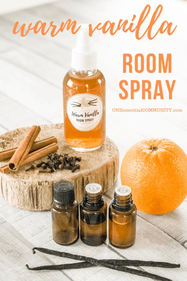 This warm vanilla room spray makes for the perfect quick air freshener without all the toxins. 
