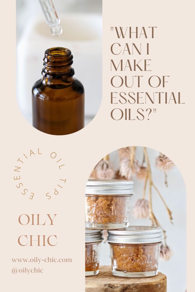 What can I make out of essential oils? It turns out that there are a lot of things you can make with essential oils. Start with these cozy DIY projects!