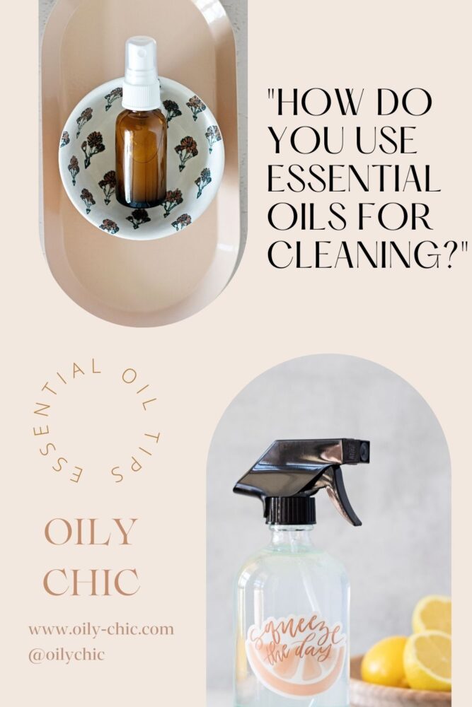 How do you use essential oils for cleaning? I’m sharing my spring cleaning tips, list of essential oils for cleaning and printable essential oil blends chart!