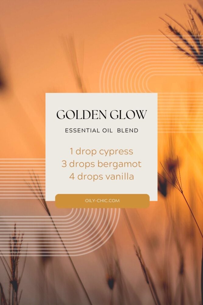 Your day will be glowingly beautiful with this vanilla essential oil blend pillowing from the diffuser. 