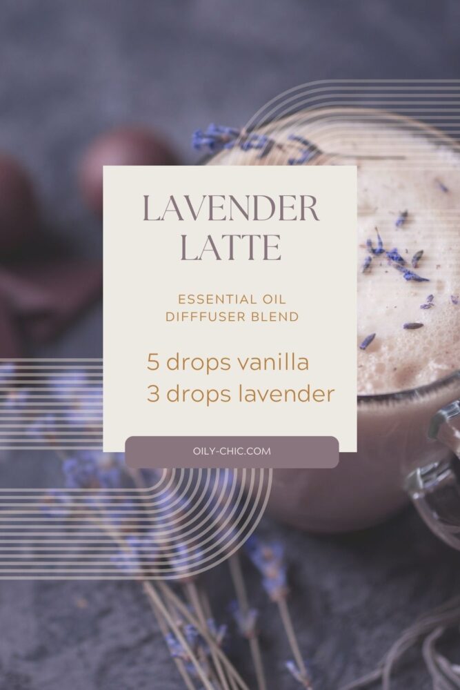 Infuse your day with a decadent lavender latte diffuser blend. It smells just as good as this coffee house favorite. 
