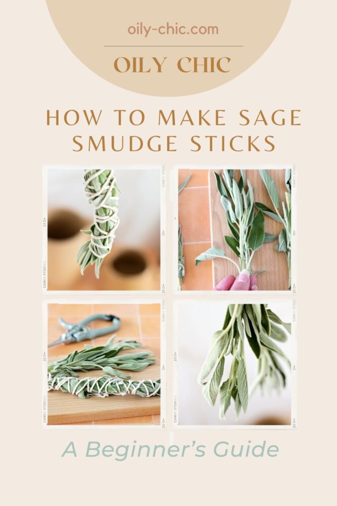 Learn how to make sage smudge sticks for a smudging ritual. And discover the sacred ritual of smudging sage to cleanse and purify your surrounding in this beginner's guide. 