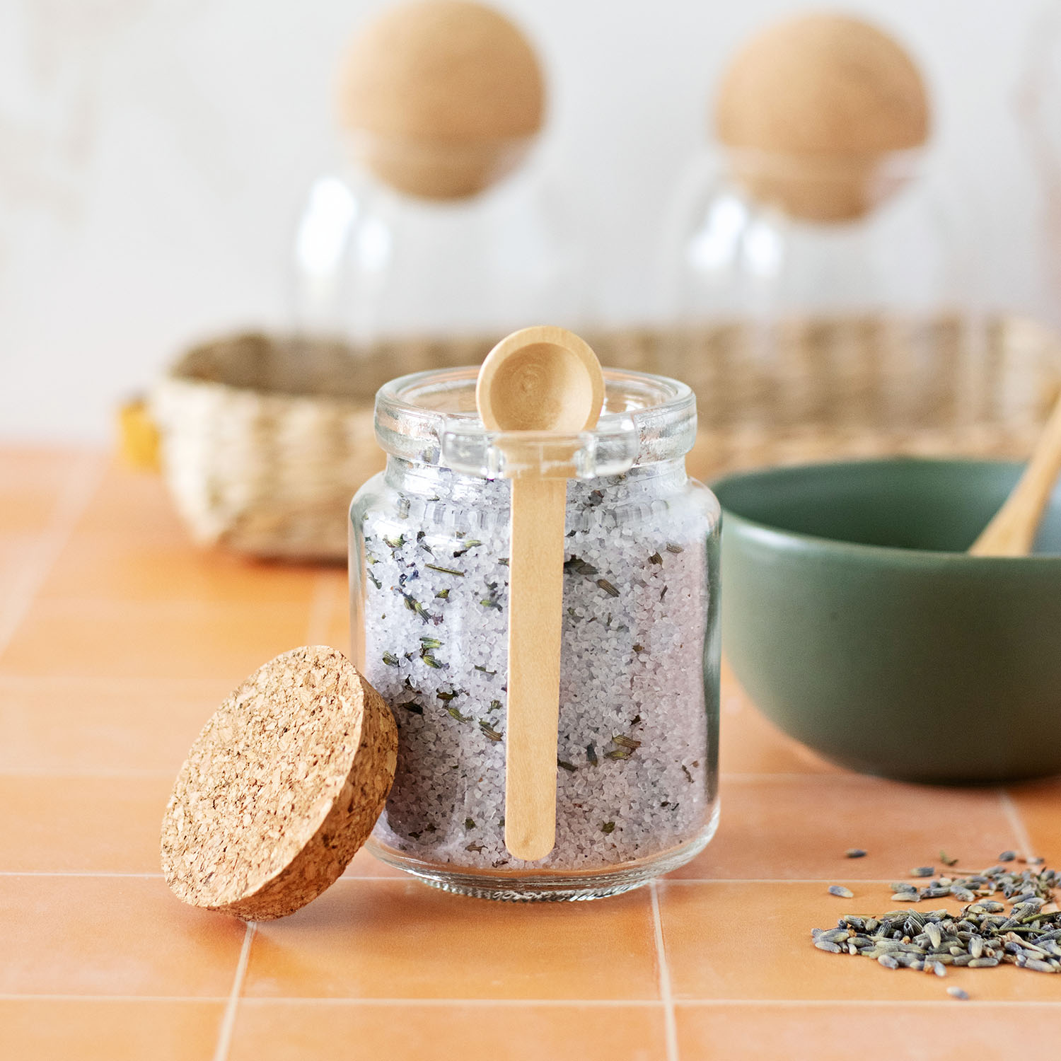 Cedarwood and Lavender Bath Salts Recipe